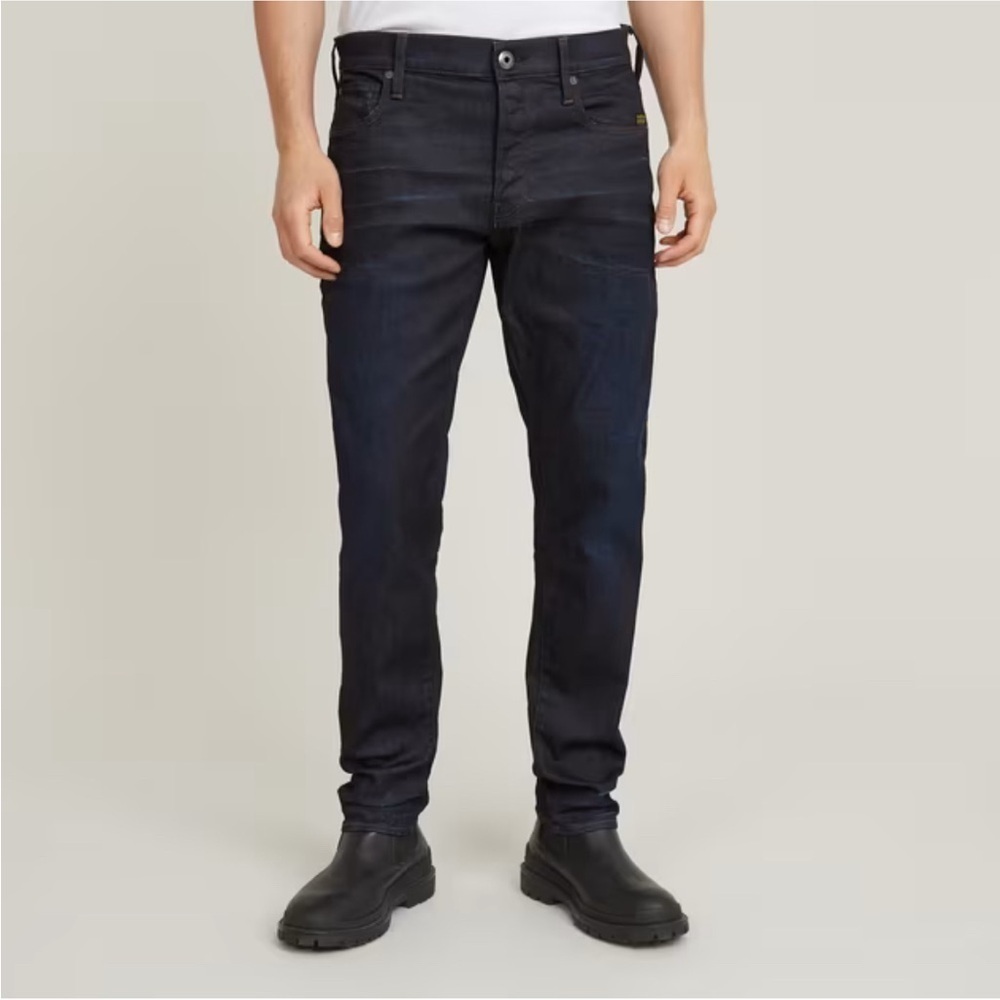 G Star Raw 3301 Regular Tapered Jeans Black Size 28